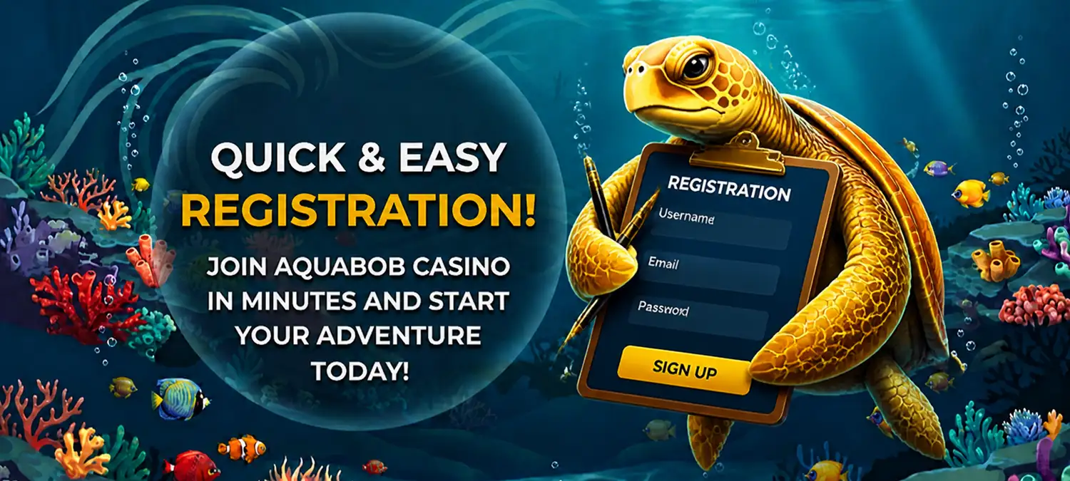 AquaBob Casino Registration